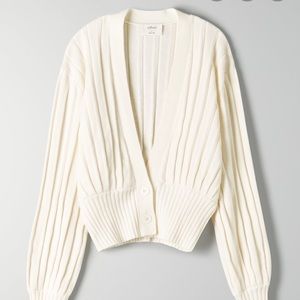 Aritzia Wilfred Thais Cardigan in Oak